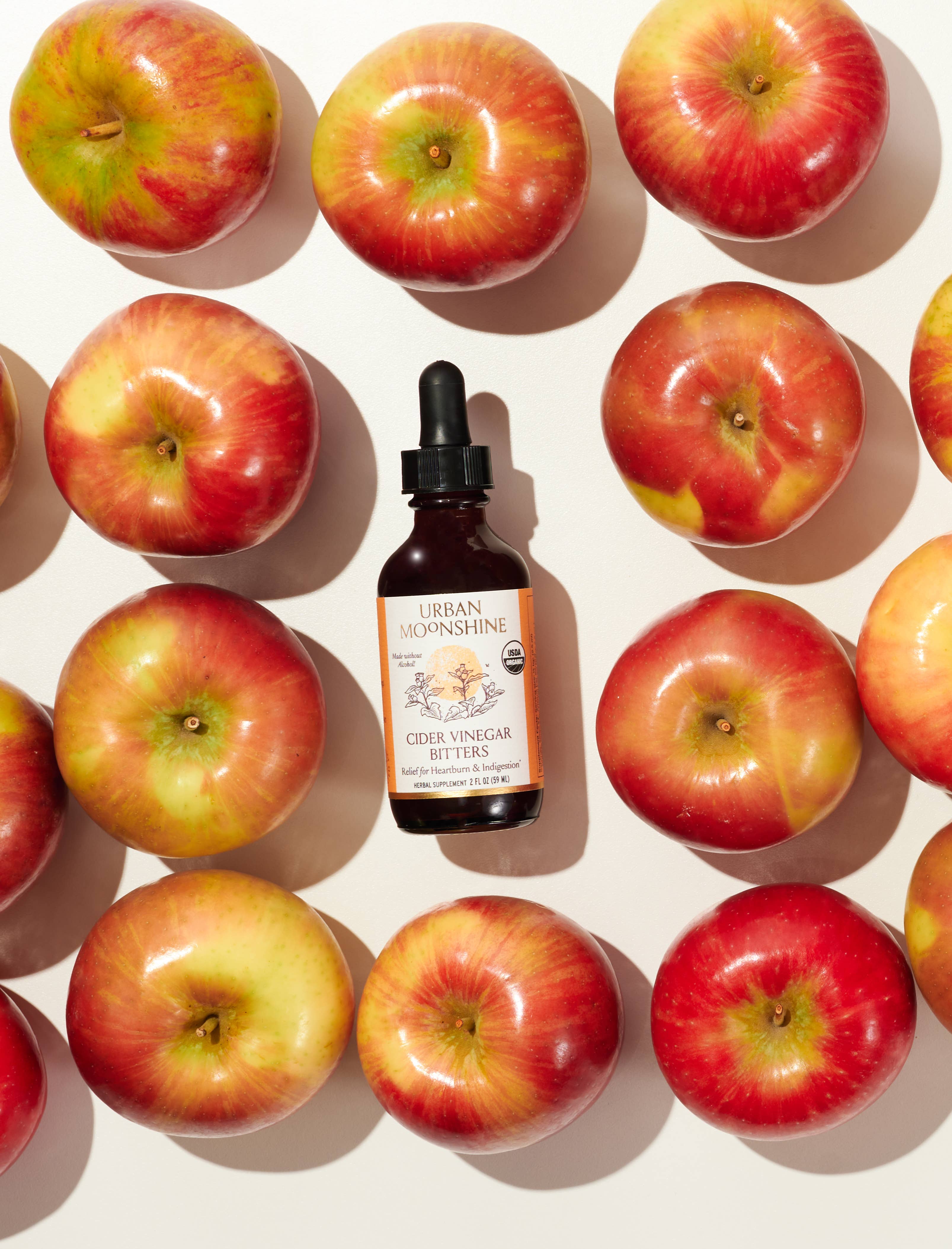 Cider Vinegar Digestive Bitters (Alcohol-free) by Urban Moonshine 2 fl oz