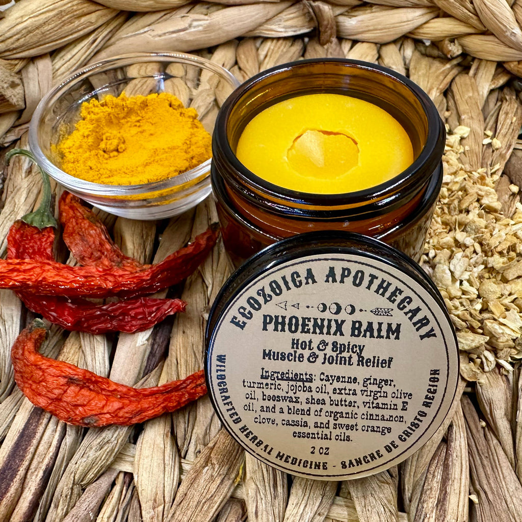 Phoenix Balm Hot & Spicy Muscle Salve by Ecozoica Apothecary 2oz