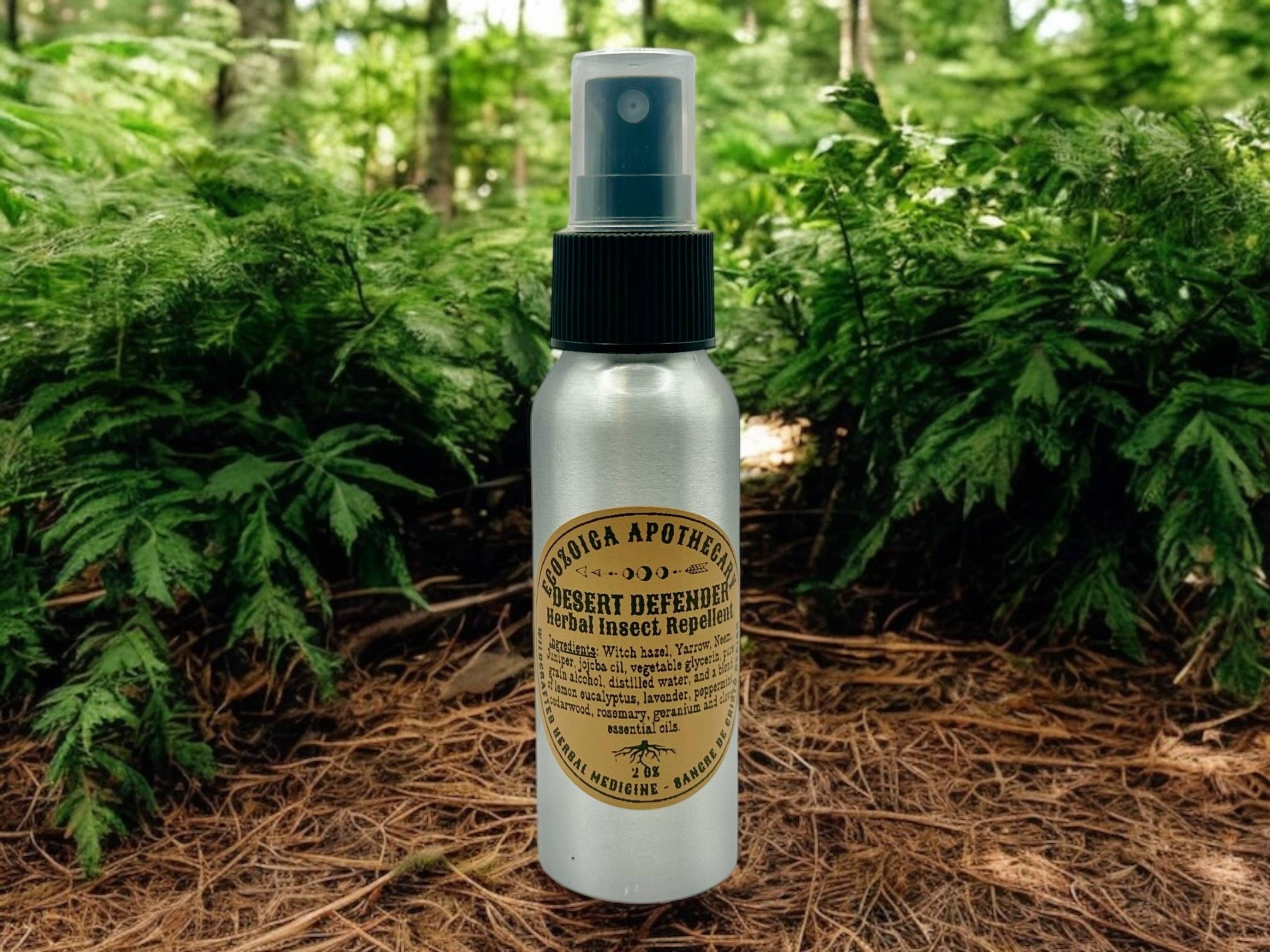 Desert Defender Herbal Bug Repellent by Ecozoica Apothecary 2 oz