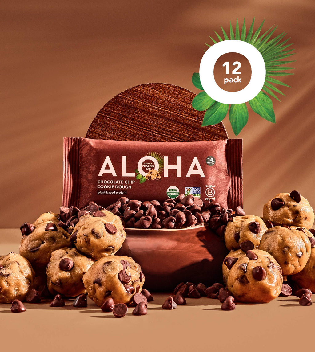 Chocolate Chip Cookie Dough Protein Bar by Aloha 1.98oz